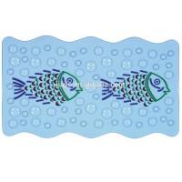 (J-B6136)New design safety children funny PVC double sexy printed bath mat